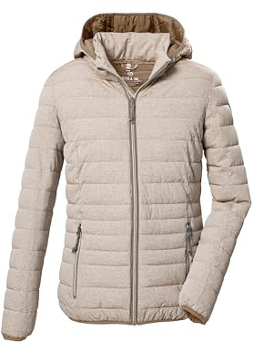 G.I.G.A. DX Femme Uyaka Veste Matelassée/casual Fonctionnelle En Aspect Duvet Avec Capuche Amovible, Light Sand, 46 EU