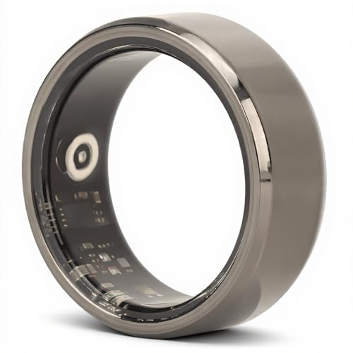 Smart Ring, Health Tracker Ring, Activity Tracker Pulsmätare Sömnmätare, IP68 Vattentät, Fjärrkamerafunktion, APP för IOS för Android, 7 Dagars Batteritid