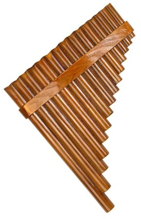Flauta de pan de bambú instrumento hecho a mano llave G tubo 15