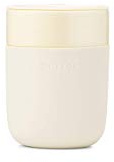 W&P Porter Ceramic Mug w/ Protective Silicone Sleeve, Cream 12 Ounces | On-the-Go | No Seal Tight | Reusable Cup for Coffee or Tea | Portable | Dishwasher Safe (WP-PMC-CM)