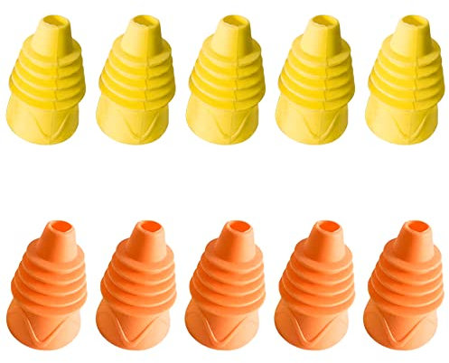 Pamtns Pièges à Mouches des Fruits 10 Pièces Attrape Mouches à Fruits en Silicone Mouche Piège Pièges à Drosophile Réutilisable Piege a Mouche Interieur Exterieur Moucherolle Cuisine Restaurant