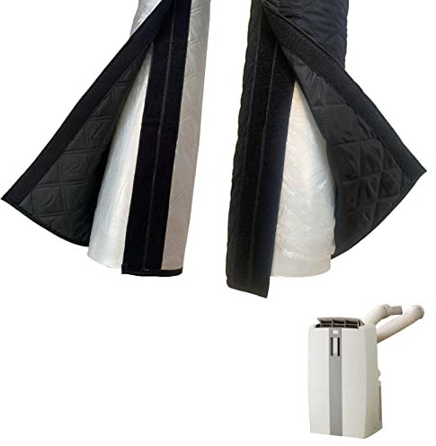 Amesor 59 Pouces Protection pour Tuyau Climatiseur, Tube Climatiseur, Isolée Anti-poussière Housse Universelle pour Climatiseur Mobile Tuyaux D'échappement 5'' Et 6'' Diamètre