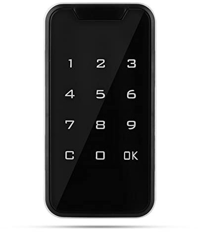 Ejoyous Verrou électronique à code numérique à écran tactile, serrure intelligente pour meubles, boîte aux lettres pour armoire, tiroir, boîte aux lettres, serrure scolaire
