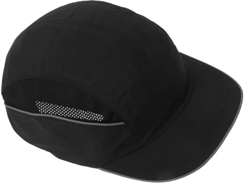 jojofuny Casco Sicurezza Antistatico Traspirante con Visiera Lunga Berretto Baseball Ignifugo per Lavori Industriali e Cantieri Protezione Resistente Agli Urti