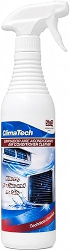 Detergente Professionale per Condizionatori 750 ml | Pulizia di Filtri, Evaporatore, Condensatore e Unità Esterne | Rimuove Odori, Polvere e Residui | Adatto a Plastica e Metallo