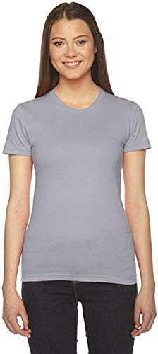 American Apparel Ladies' Fine Jersey Short-Sleeve T-Shirt - Slate Large