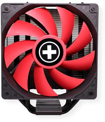 Xilence Performance A+ Serie | CPU Kühler | XC051 | Multi Sockel | AMD | Intel | rot/schwarz, rot/matt schwarz, 120 mm