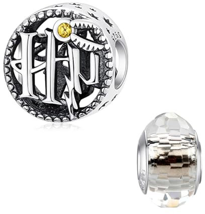 HappyStar 925 Sterling Silber Star Wars Harry Charms,Charms Beads，Passend für Pandora Charms Armbänder für Frau,Dangle Anhänger,Mädchen Schmuck Geschenke