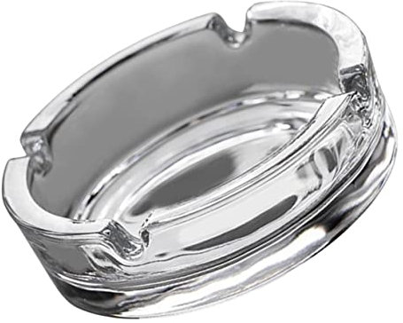 Alipis Cendrier Verre Transparent Design Élégant Cendrier De Table Pour Cigarettes Décoration Intérieure Moderne Accessoire Pratique Pour Fumeurs