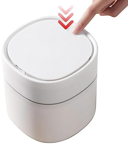 itrimaka poubelle - comptoir avec couvercle - comptoir Out détachables pour table vanité, chambre à coucher, salle bain