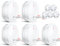 Rilevatore di Fumo, Durata di 10 Anni Sensore Fumo Certificato En14604:2005, Rilevatore di Fumi, Suono ≥85 Db, Per Allarme Antincendio Con Batteria Da 9 V Cc - Confezione Da 5