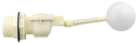 Jiuvaso Valvola a sfera galleggiante per il controllo dell'acqua, robusta, compatta, riempimento automatico con braccio regolabile per serbatoi di acqua, Dn50