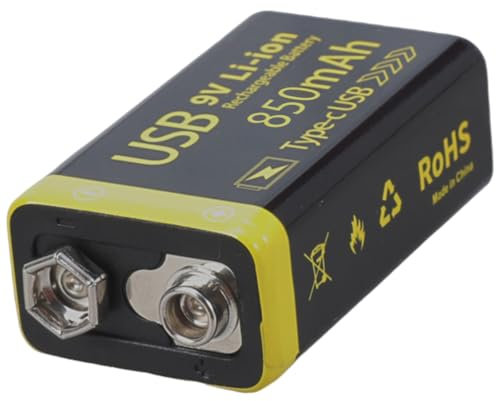 9V Batteria Ricaricabile 6F22 800mAh/1100mAh Alta Capacità Per Allarmi E Microfoni Batteria Elettrodomestico