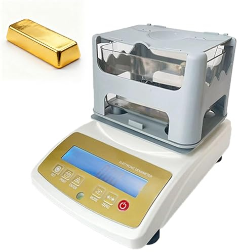 Avancerad Äkthetstestare För Ädelmetaller Med Vägningsprecision: 0,01g, Elektronisk Guldtestare Och Silvertestare För Guld-, Silver- Och Platinadensitet 300K