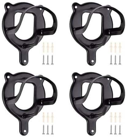 PURPLELILY Lot de 4 supports de rangement de matériel stable pour bride de cheval, installation facile pour rênes de bride et crochet stable résistant aux outils agricoles