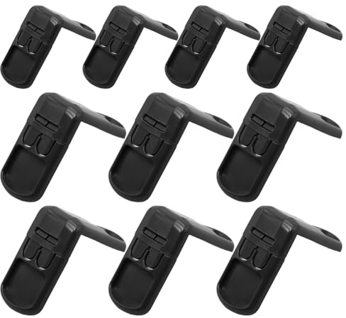 Cerraduras de seguridad para bebés - Juego de 10 puertas de gabinete, pestillos seguros a prueba de los dispositivos adhesivos de protección de muebles | Cerraduras de seguridad para