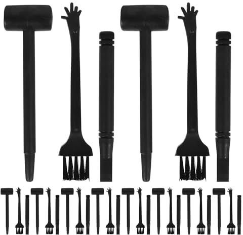Homoyoyo 20 Sets Kids Archaeology Digging Kit with Hammer And Brush, Educational Dinosaur Excavation Tools for Science Learning And Family Fun