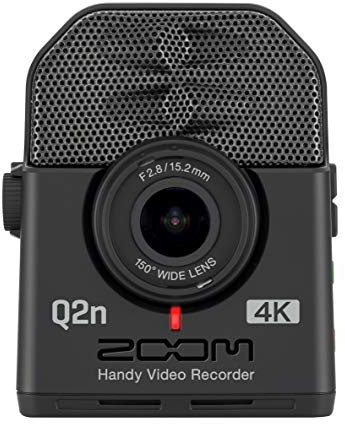 Zoom Q2n-4K Video Recorder for Music, Podcasts & Streaming with 4K Video, Stereo Microphones, Webcam Mode