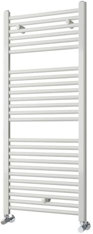 Kibath L484503 Toallero Radiador Secatoallas 120 cm x 50 cm Circuito calefacción Acabado Blanco Fabricado en Acero-No eléctrico