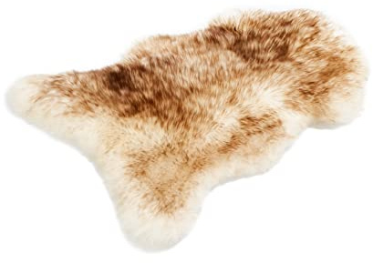 Cakla Schafshaut Store: 100% Piel de Oveja/Cordero orgánica, Suave y esponjosa, Ideal para Sala de Estar, Chimenea, Dormitorio o habitación infanti (Pelirroja, XXL: 120 - 130 cm)