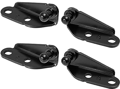 X AUTOHAUX 4Uds 10mm Vehículo Bola Pernos Montaje Soportes Para Puntales Gas Amortiguadores