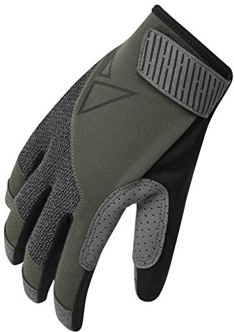 Altura Esker Trail - Guanti da mountain bike leggeri e traspiranti, taglia L, colore: Verde oliva scuro