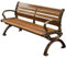 TRGCJGH Gartenbank Parkbank Rahmen Alu 2-Sitzer Alu-Bank bis 300kg belastbar Sitzbank für Garten, Balkon und Terrasse (150X45X76cm/59X17.7X29.9in)