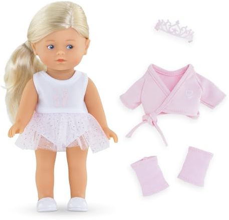 Corolle - Mes Mini Corollines, Coffret Rosy Ballerine, 20cm, dès 3 Ans, 9000240130