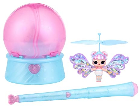 L.O.L. Surprise! Magic Flyers Fairies Tots - Snowflake - Comprend 1 Poupée et Une Baguette Magique, Présentée dans Un Emballage en Forme de Fleur, Collectionnez Les 2