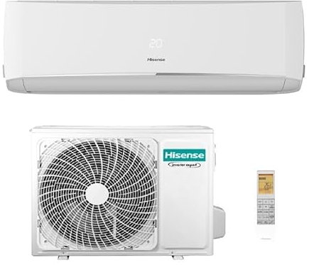 Climatiseur Hisense Halo+ 18 000 BTU R32 Cbxs181rg ATXS181rw, 19 dB(A), évaporateur antibactérien, filtre à charbon, anti-moisissure, autonettoyant (intérieur), écran LED, Wi-Fi, A++A+ (18 000 BTU)