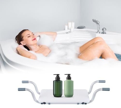 Siège de Baignoire, Tabourets de Douche et de Bain, siège de Salle de Bain Suspendu réglable, 73-83 * 22 * 18cm