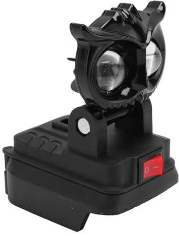 EIMSOAH Batteridriven 18W LED-arbetslampa för Garage Campingplatser 180 Grader Roterbar Bärbar Utomhuslampa med USB-laddningsport