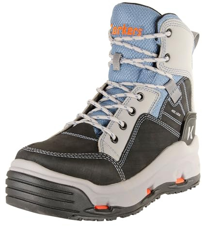 Korkers Buckskin Mary Women's Wading Boots - Durable and Non-Corrosive - Includes Interchangeable Felt & Kling-On Soles - Size 11