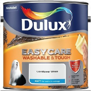 Dulux Easycare Matt 2.5L Cornflower White