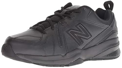 New Balance Men's 608 V5 Casual Comfort Cross Trainer, Black/Black, 10