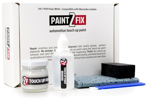 149/9149 Polar White (Polarweiss) Kit de pintura de retoque y reparación de arañazos para Mercedes