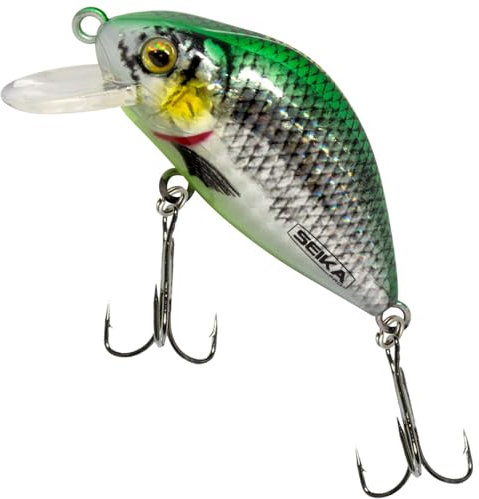 Seika Pro Wobbler Kamakura 6cm 13,8g - Crankbait, Farbe:Shiny Whitefish UV