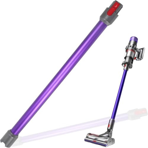 Tube Télescopique pour Dyson V7 V8 V10 V11 V15, Télescopique Dégagement Rapide Manche pour Dyson Aspirateur Tube Rallonge Accessoire 72CM- Violet