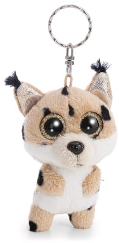 63043 Porte-clés Lubschis Lenzo 9 cm, Marron, Compagnon en Peluche pour Sac à Dos ou Sac, Porte-clés pour Petits et Grands