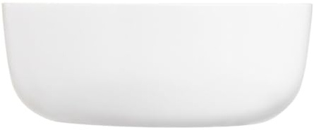 Auflaufform Salatschüssel Diwali 18 cm Backform Obstkuchenform Gemüseauflaufform Fleischauflaufform Salatschale Schale Müslischale Hartglas rund praktisch modern Luminarc, weiß