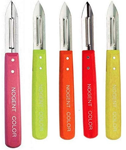 NOGENT 1 ECONOME EPLUCHEUR Victoria Color Double Tranchant INOX France