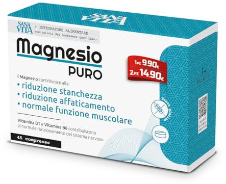 Sanavita Magnesio Puro 45 Compresse