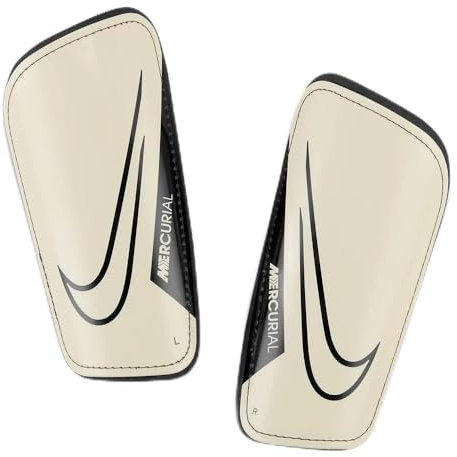 Nike Unisex Merc Shin guards, COCONUT MILK/BLACK/BLACK, XL EU