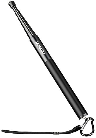 Lammcou X3 Invisible Selfie Stick, 6-Rod Action Camera Aluminum Selfie Stick, Extendable up to 135cm, Handheld Monopod Pole Telescopic Rod for ONE RS ONE X2 & X3 Hero 12 11 10 9