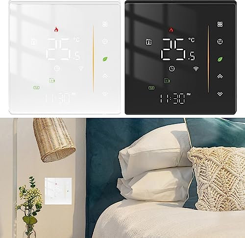 Thermostat intelligent pour Zigbee Programmable Room Régulateur de température de chauffage par le sol pour chaudière à gaz Température Humidité Station météo Tuya/Smart Life APP