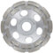 PRODIAMANT Premium Diamant-Schleiftopf 125mm Beton universal 125 mm x 22,2 mm Schleifscheibe doppelreihig