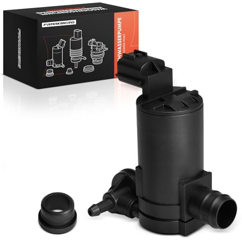 Frankberg Windscreen Washer Pump Windshield Front 2-Pin Compatible with 2 DE DH NV200/Evalia Leaf ZE0 370 Z Z34 Murano II Z51 Replace# 28920CA000