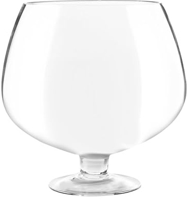OUOULAJY Extra stort bägarglas superstort klarare glas för fester bröllop kvinnor män 3 000 ml transparent