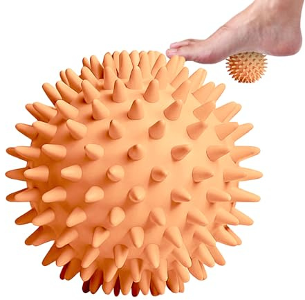 Massageboll – Piggboll Trigger Point, Laćrosse Djupvävnadsmassageboll, Fasciaboll för Nacke, Axel, Fötter & Muskelavslappning, 6 cm