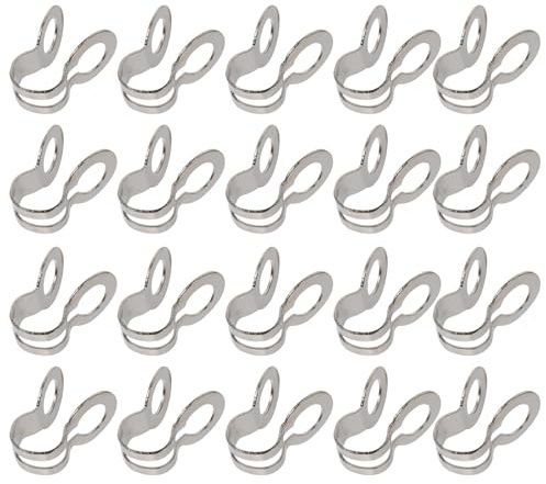 Luxshiny Iron Bead Chain Connectors 125Pcs 2.4Mm DIY Buckles for Ball Chain Pull Loops and Tag Fastening